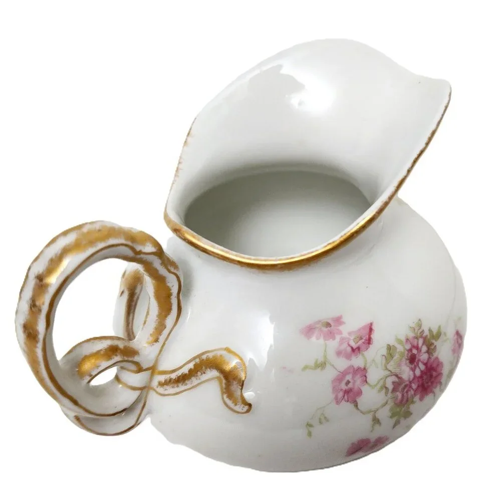 Antique CH Field Haviland Limoges GDA France Porcelain Cream Pitcher